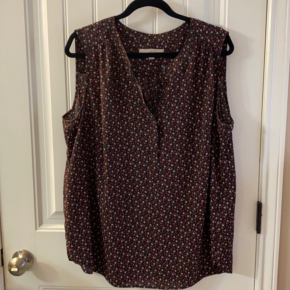Loft plus size blouse sz18